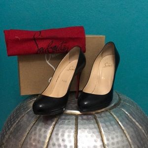 Christian Louboutin Filo 120 Leather Pumps 39 1/2